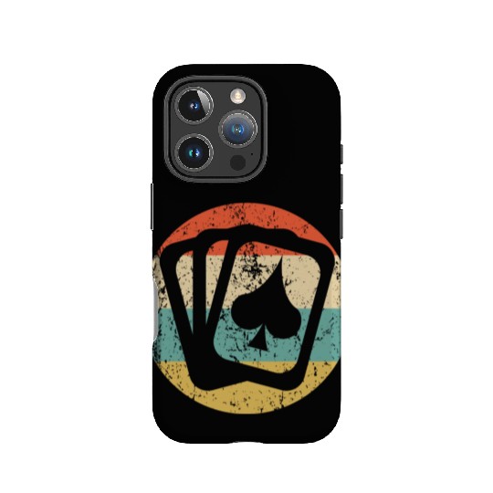 Playing Cards Spades Icon Retro Poker IPhone Cases