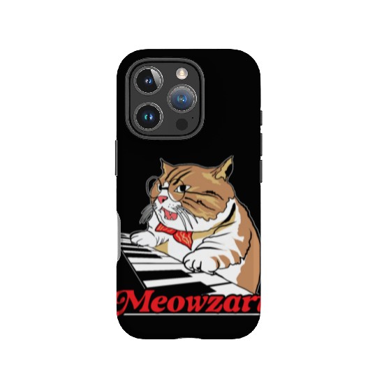 Meowzart Piano Cat Musician Musical Pianist Music IPhone Cases