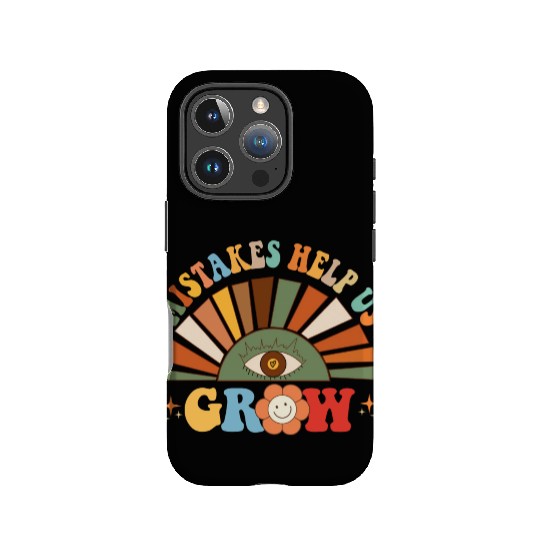 Mistakes Help Us Grow Groovy Growth Mind Mindset IPhone Cases