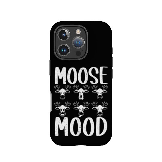 Moose Mood Wildlife Animal Alces Elk Deer IPhone Cases