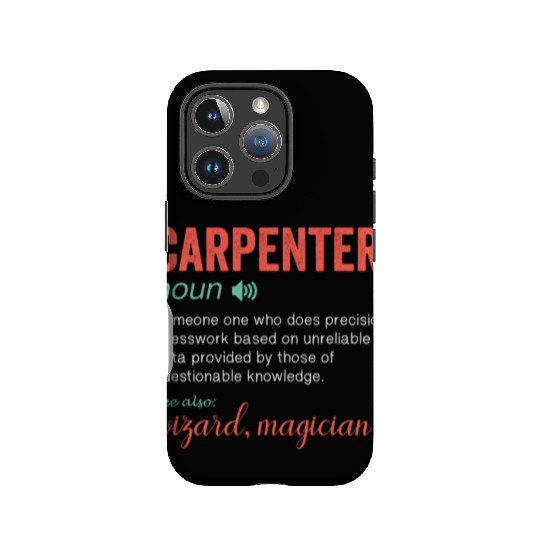 Noun Definition Nutrition for a Carpenter IPhone Cases