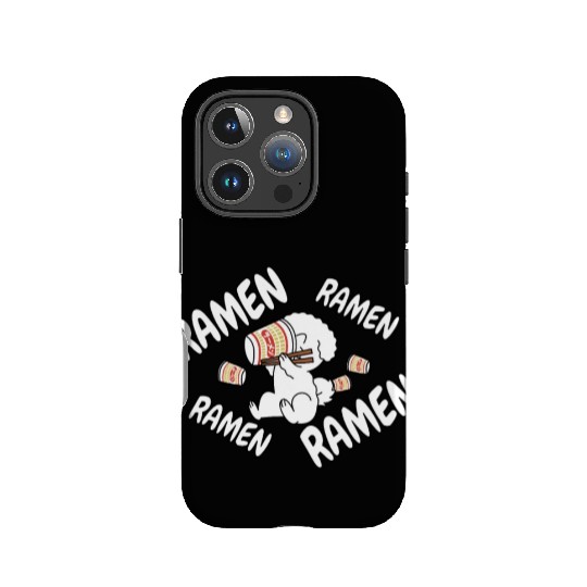 Bichon Frise Instant Ramen Noodles IPhone Cases