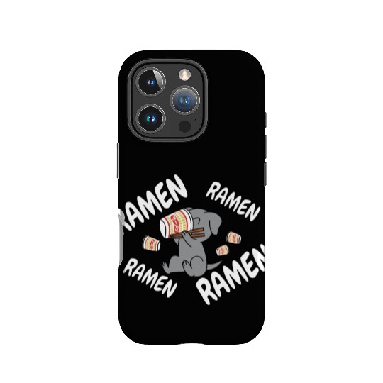 Weimaraner Instant Ramen Noodles IPhone Cases