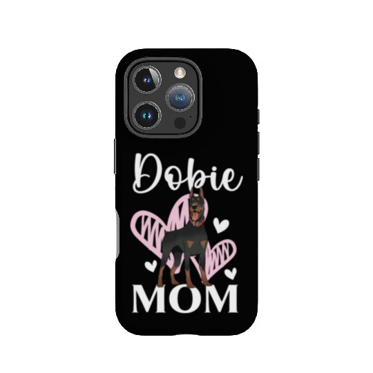 Dobie Mom Paw Love Doberman Owner Dog Mothers Day IPhone Cases