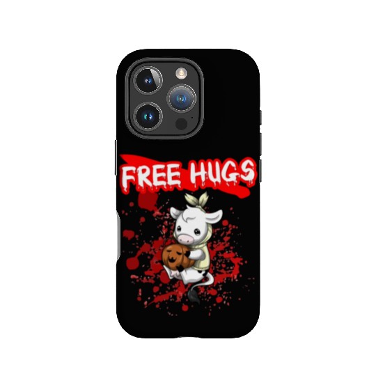 Free Hugs Halloween Sarcasm Scary Creepy Costume IPhone Cases