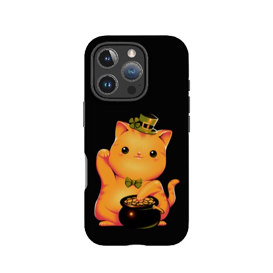 cat Irish Lucky Cat IPhone Cases