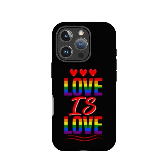 Love is Love Rainbow LGBT Tolerance Gay Peace IPhone Cases