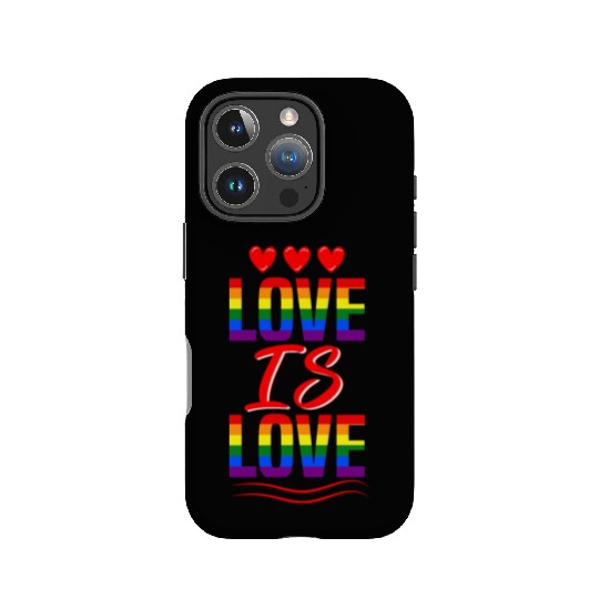 Love is Love Rainbow LGBT Tolerance Gay Peace IPhone Cases