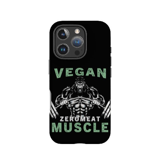 Vegan Muscle 0% Meat 100% Muscle Vegetarian Fit IPhone Cases