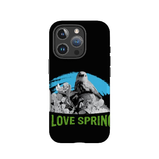 I love SPRING with Eagle IPhone Cases