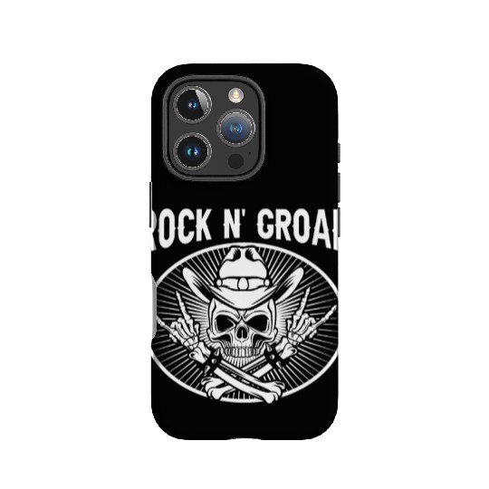 Halloween Cowboy Skeleton Rocker Hand Rock IPhone Cases