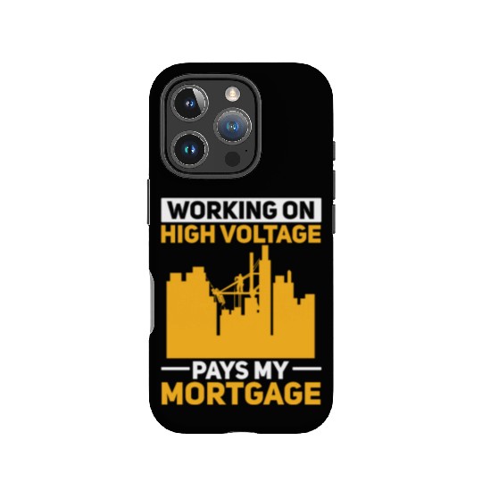 Electrician Electrical Engineer Lineman IPhone Cases