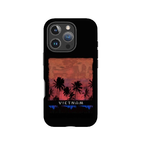 Vietnam Vacation Souvenir Palm Tree Beach IPhone Cases
