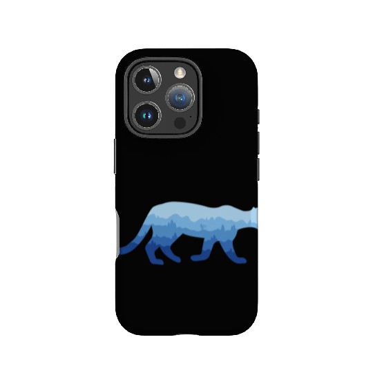 Mountain Lion and Mountain Biker IPhone Cases