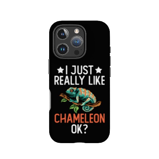I Just Really Like Chameleon Lizard Reptile Pet IPhone Cases