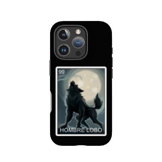 Hombre Lobo Werewolf Card Mexican Lottery IPhone Cases