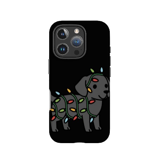 Great Dane Christmas Lights IPhone Cases
