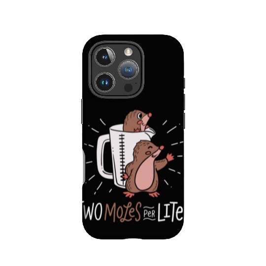 Two Moles Per Liter Science Experiment Laboratory IPhone Cases