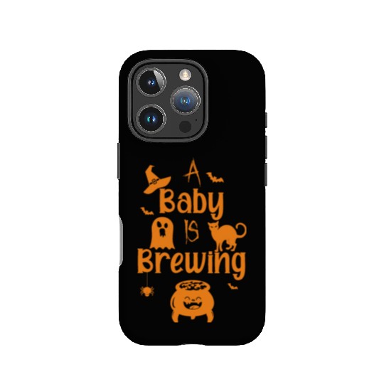 A Baby Is Brewing Maternity Halloween Women Funny IPhone Cases