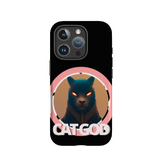 Samurai Cat God IPhone Cases