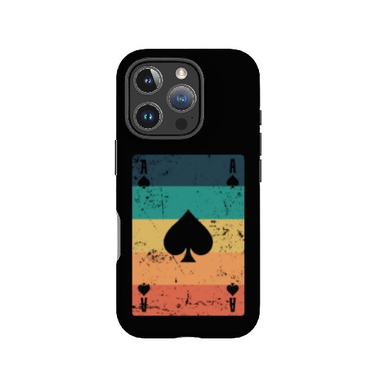 Ace of Spades Poker or Skat Card Game Game IPhone Cases