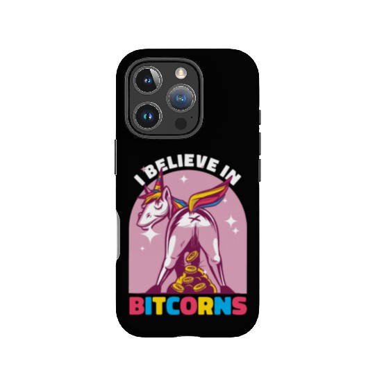 Cryptocurrency Believe In Bitcorns Bitcoin IPhone Cases