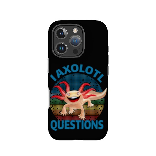 I Axolotl Questions Cute Retro Vintage Axolotl IPhone Cases