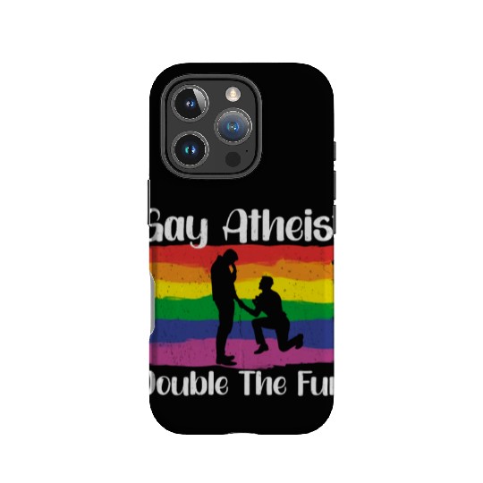 Gay LGBTQ Atheist Atheism Anti Religion Securalism IPhone Cases