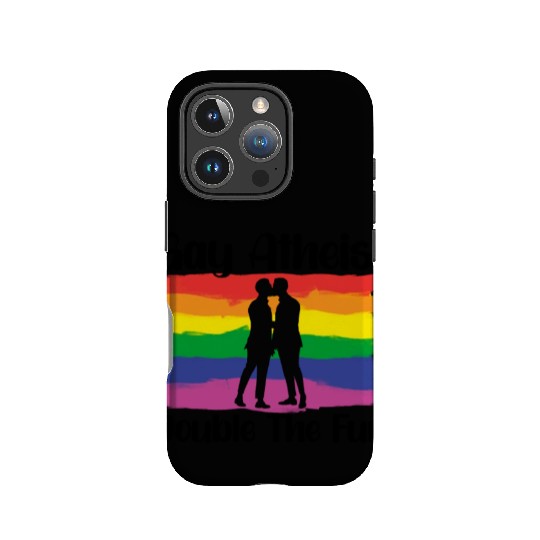 Gay LGBTQ Atheist Atheism Anti Religion Securalism IPhone Cases