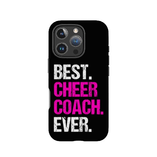 Best Cheer Coach Ever Cheer-leading Gift Idea IPhone Cases
