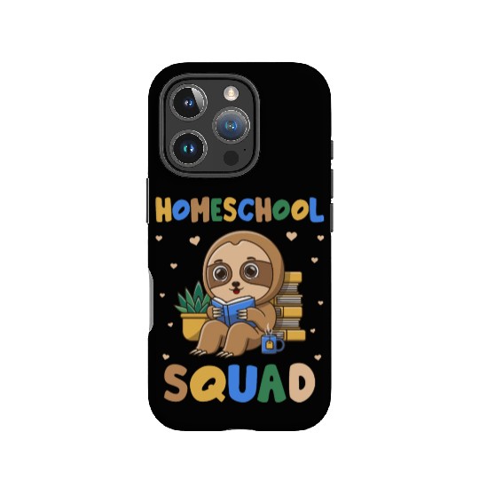 Homeschool Sloth Funny First Day Of School IPhone Cases