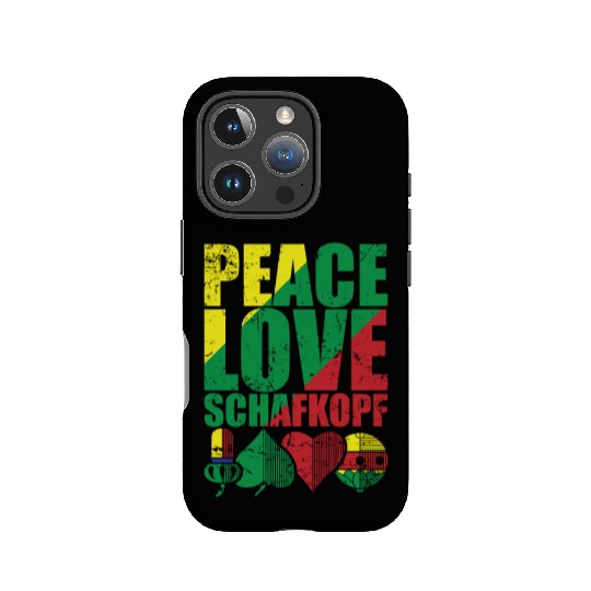 Peace Love Sheepshead Card Game Playing Card IPhone Cases