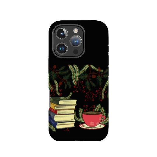 Winter Books and Tea IPhone Cases