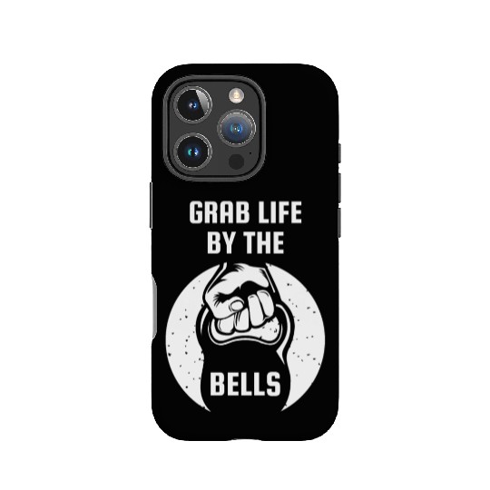 Grab Life By The Bell Kettlebell Fitness IPhone Cases