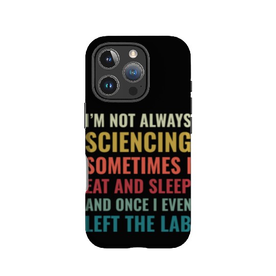 Science Chemist Funny Scientist Laboratory IPhone Cases