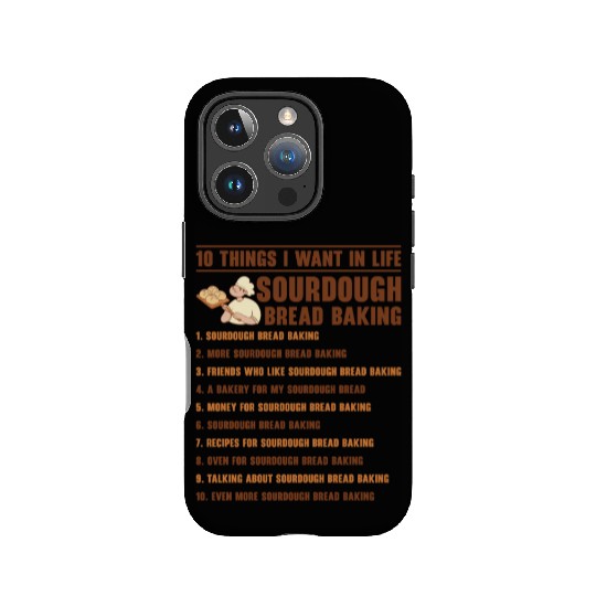 Sourdough Bread Baking Foodie Baker Cooking IPhone Cases