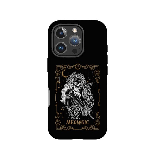 Cat Meow Tarot Card Occult Club Gothic Animal IPhone Cases