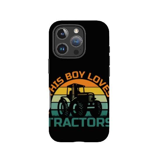 This Boy Loves Tractors! Farmer Kids, Boy Tractor IPhone Cases