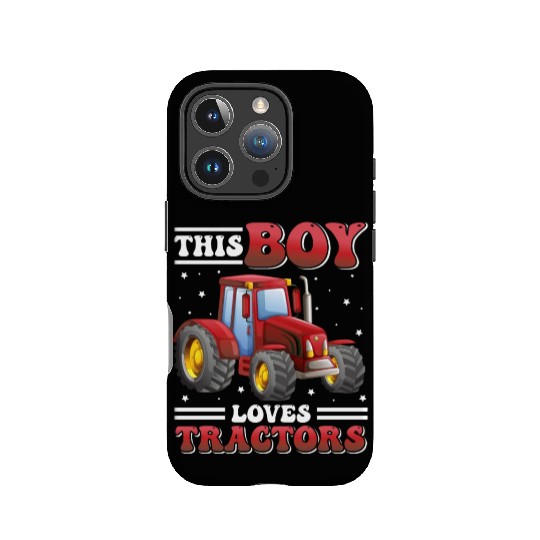 This Boy Loves Tractors! Farmer Kids, Boy Tractor IPhone Cases