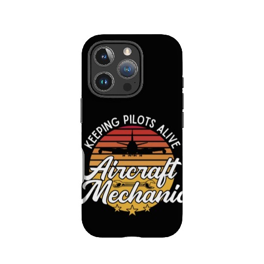 Aircraft Mechanic Keeping Pilots Alive Retro Fix IPhone Cases
