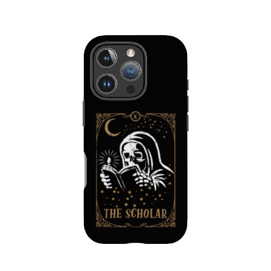Skeleton Scholar Tarot Card Occult Club Gothic IPhone Cases