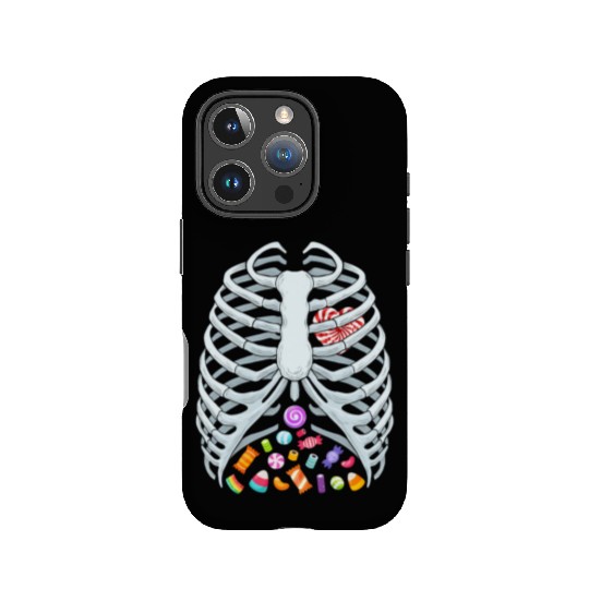 Funny Candy Skeleton Rib Cage Halloween Costume IPhone Cases