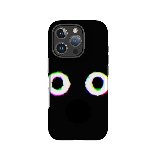 Glitch Ghost Face IPhone Cases