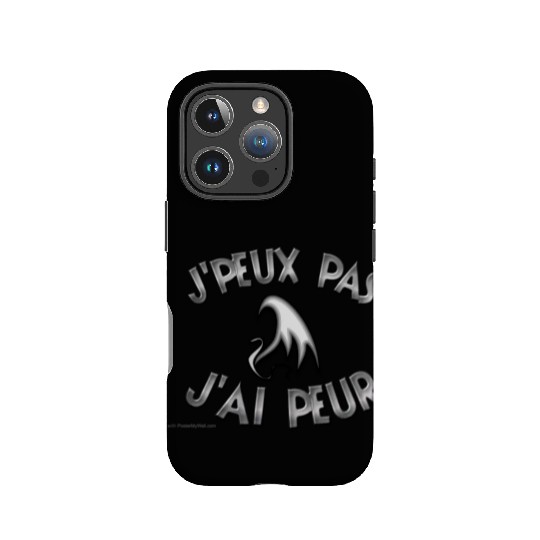 je ne peux pas j ai peur IPhone Cases