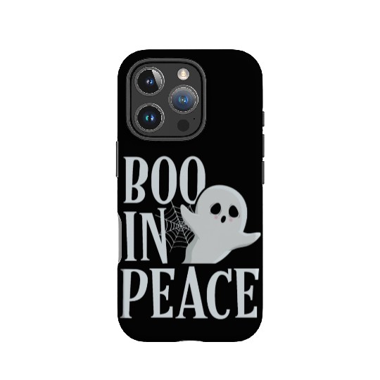 Boo In Peace Scary Horror Specter Ghost Halloween IPhone Cases