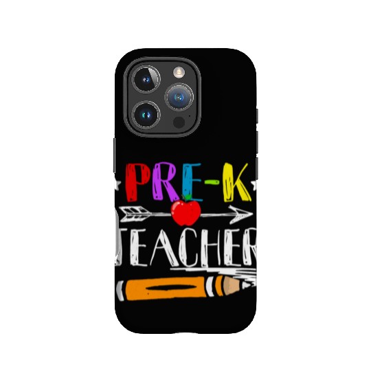 Funny Back To School Teacher Student Pre K Teacher IPhone Cases