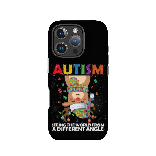 Autism Rudolph Deer Christmas IPhone Cases