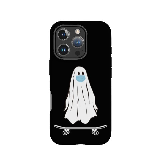 Groovy Ghost Skateboard Lazy Halloween IPhone Cases
