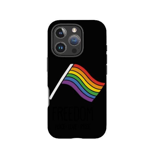 LGBTQ+ Freedom Flag IPhone Cases