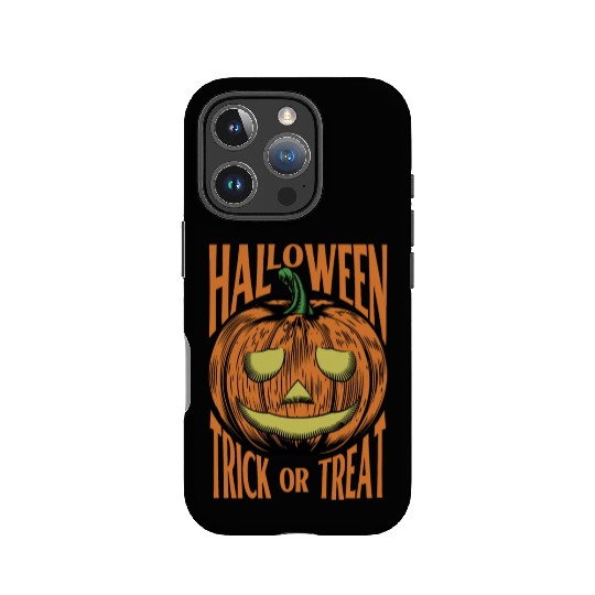 Halloween Pumpkin Trick or Treat IPhone Cases